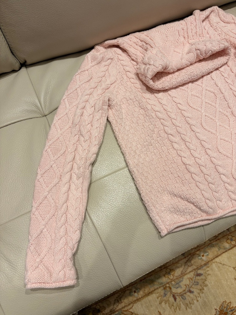 Baby Pink Cotton Sweater